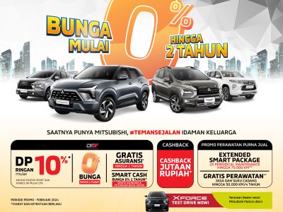 DP dan Bunga Ringan Untuk Miliki Mobil Mitsubishi Impian